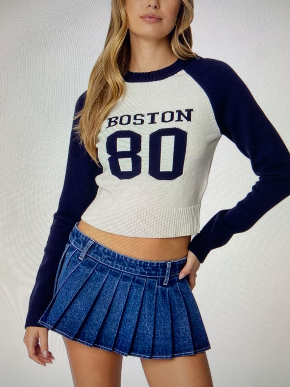 Edikted Boston Babe Raglan Sweater